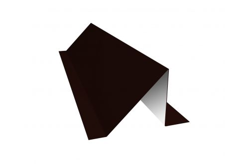 Планка снегозадержания 0,5 Satin с пленкой RR 32 темно-коричневый | Металлобаза Волхонка