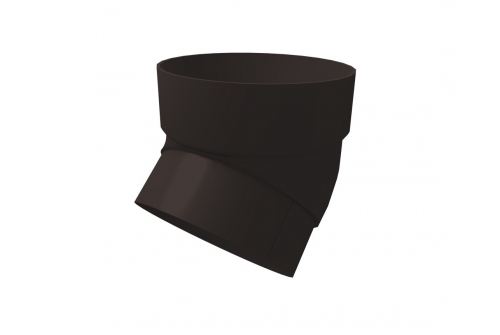 Колено трубы 45 град. ПВХ Grand Line коричневое (RR 32) | Металлобаза Волхонка