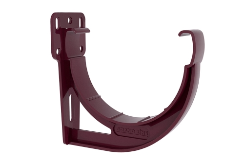 Кронштейн желоба slider Дизайн 135 ПВХ GL бордо (RAL 3005) | Металлобаза Волхонка