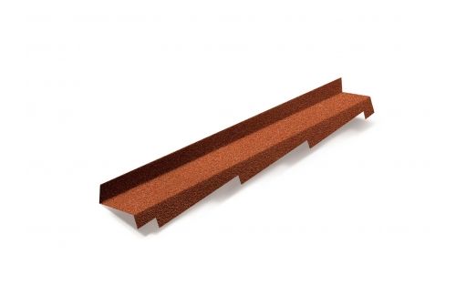 Планка примыкания Mtile правая терракотовый | Металлобаза Волхонка