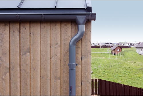 Тройник трубы Grand Line,100 мм RAL 7024 мокрый асфальт | Металлобаза Волхонка