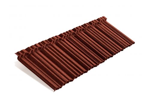 Лист Metrotile MetroShake 2 красный | Металлобаза Волхонка