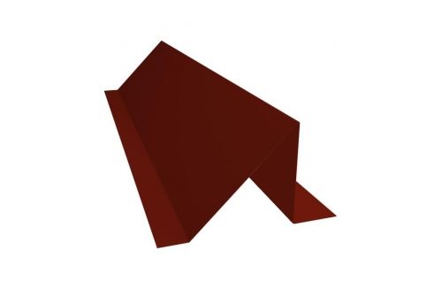 Планка снегозадержания 0,5 Velur RAL 3009 оксидно-красный | Металлобаза Волхонка