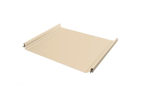 Кликфальц Pro 0,5 Satin с пленкой на замках RAL 1015 светлая слоновая кость | Металлобаза Волхонка