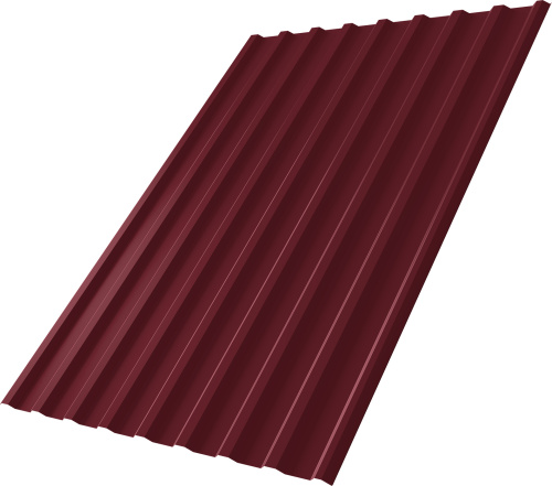 Профнастил С20R 0,4 ПЭ RAL 3005 красное вино | Металлобаза Волхонка
