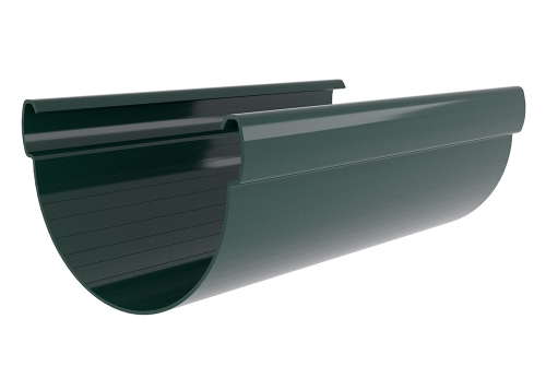 Желоб Дизайн 135 ПВХ Grand Line 3м зелёный (RAL 6005) | Металлобаза Волхонка