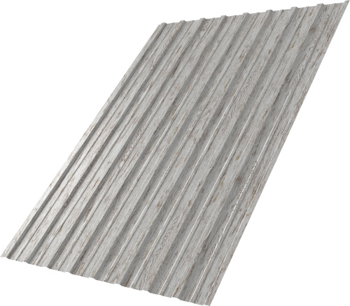 Профнастил С10A 0,45 Принт Элит Снежное дерево TwinColor | Металлобаза Волхонка