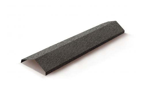 Конек ребровой, ширина 230мм Mtile сланцевый | Металлобаза Волхонка