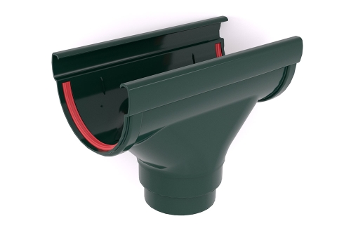 Воронка Дизайн 135 ПВХ Grand Line зелёный (RAL 6005) | Металлобаза Волхонка