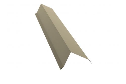 Планка торцевая 142х100 0,45 PE с пленкой RAL 1015 светлая слоновая кость | Металлобаза Волхонка