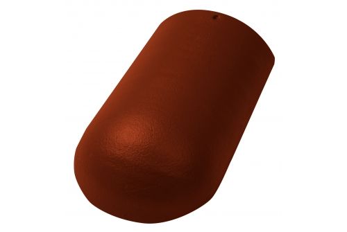 Начальная хребтовая черепица Braas красный | Металлобаза Волхонка