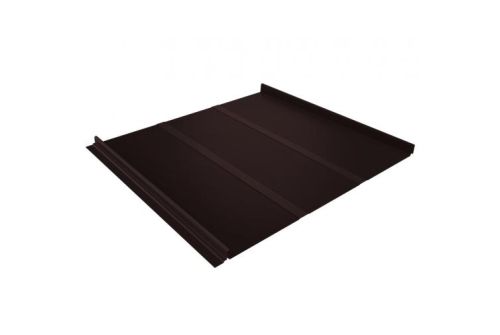 Кликфальц Line Grand Line 0,5 GreenCoat Pural BT с пленкой на замках RR 887 шоколадно-коричневый (RAL 8017 шоколад) | Металлобаза Волхонка