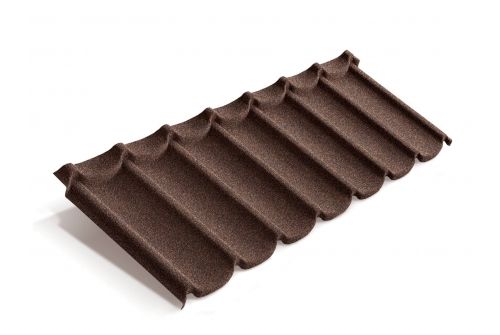 Лист Metrotile Mistral кофе | Металлобаза Волхонка