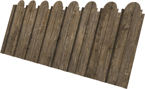 Профнастил C10A фигурный 0,45 Принт Элит Северное дерево TwinColor | Металлобаза Волхонка