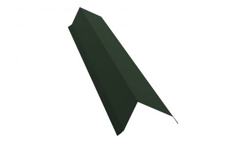 Планка торцевая 80х100 0,5 Velur RAL 6020 хромовая зелень | Металлобаза Волхонка