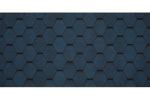 Битумная черепица TEGOLA GARDA mare 483 (синий) | Металлобаза Волхонка