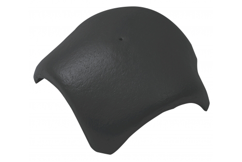 Вальмовая черепица с 3 зажимами Braas черный | Металлобаза Волхонка