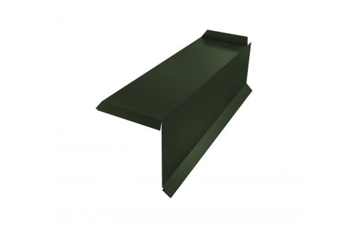 Планка торцевая сегментная 30мм Правая 0,5 Velur RAL 6020 хромовая зелень | Металлобаза Волхонка