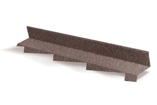 Планка примыкания правая AeroDek Robust cерый валун | Металлобаза Волхонка