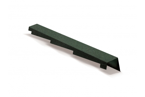 Планка фронтонная правая Mtile темно-зеленый | Металлобаза Волхонка