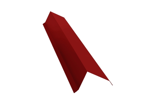 Планка торцевая 80х100 0,5 Rooftop Matte RAL 3011 коричнево-красный | Металлобаза Волхонка