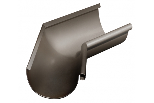 Угол желоба внутренний Grand Line 135 гр 150 мм RR 32 темно-коричневый | Металлобаза Волхонка