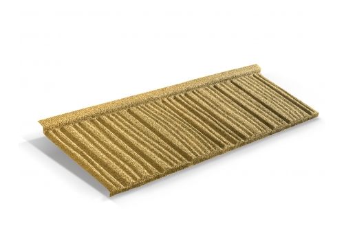 Лист Metrotile WoodShake охра | Металлобаза Волхонка