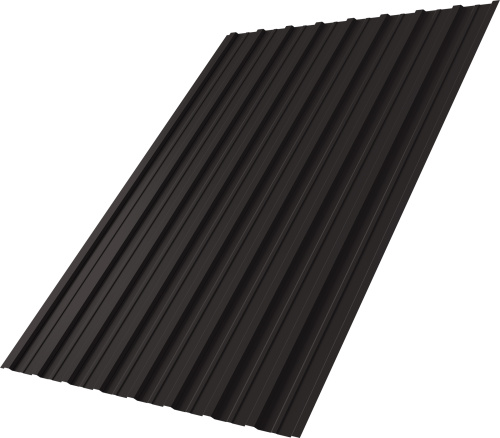 Профнастил С10A 0,5 PurPro RR 32 темно-коричневый | Металлобаза Волхонка