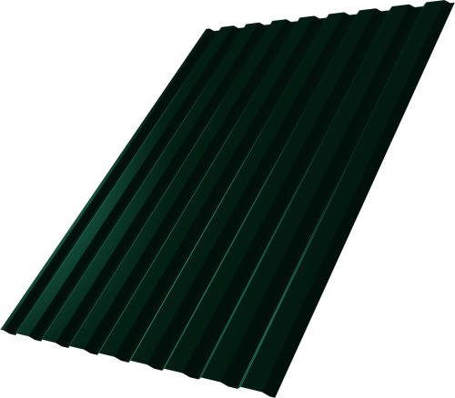 Профнастил С20A 0,4 ПЭ RAL 6005 зеленый мох | Металлобаза Волхонка
