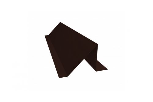 Планка снегозадержания 0,5 Velur RAL 8017 шоколад | Металлобаза Волхонка