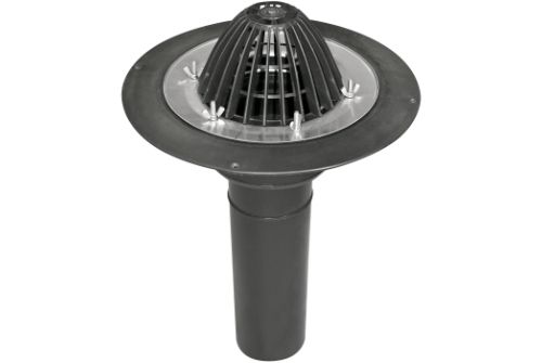 Воронка ТехноНИКОЛЬ с обжимным фланцем 110х450 мм | Металлобаза Волхонка