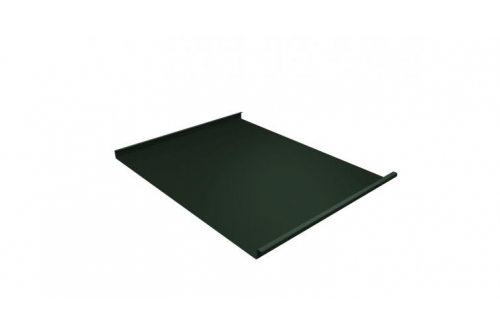 Фальц двойной стоячий 0,5 GreenCoat Pural BT с пленкой на замках RR 11 темно-зеленый (RAL 6020 хромовая зелень) | Металлобаза Волхонка
