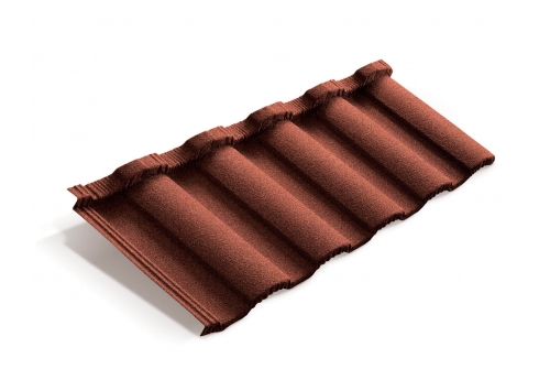 Лист Metrotile MetroRoman красный | Металлобаза Волхонка