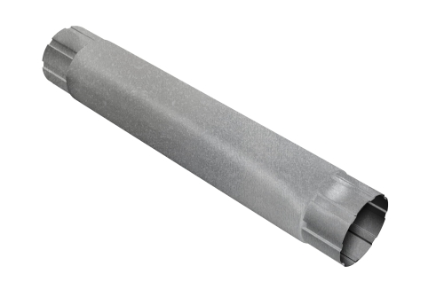 Труба круглая соединительная Optima 90мм 1м Zn | Металлобаза Волхонка