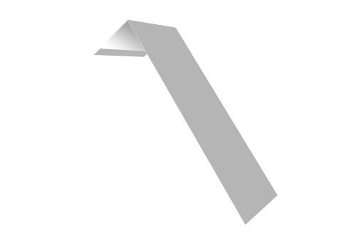 Планка лобовая/околооконная простая 190х50 0,45 Drap с пленкой RAL 9003 сигнальный белый | Металлобаза Волхонка