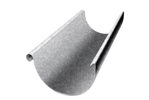 Желоб полукруглый Optima 150мм 3м Zn | Металлобаза Волхонка