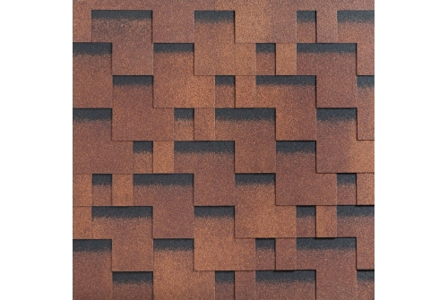 Katepal черепица ROCKY 3,0 м2 Терракота | Металлобаза Волхонка