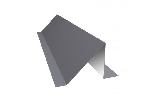 Планка снегозадержания 0,5 Satin с пленкой RAL 7004 сигнальный серый | Металлобаза Волхонка