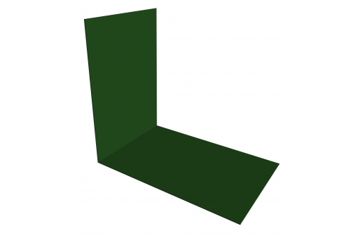 Планка снегозадержания усиливающая 0,45 PE с пленкой RAL 6002 лиственно-зеленый | Металлобаза Волхонка