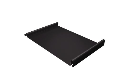 Кликфальц GL 0,5 GreenCoat Pural BT с пленкой на замках RR 32 темно-коричневый (RAL 8019 серо-коричневый) | Металлобаза Волхонка