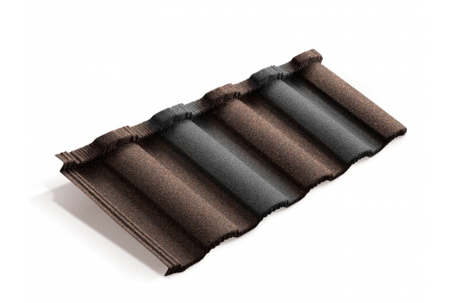 Лист Metrotile MetroRoman кофейно-серый | Металлобаза Волхонка