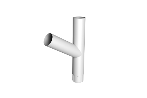 Тройник Ø90 Vortex Mix PE RAL 9003 сигнальный белый | Металлобаза Волхонка