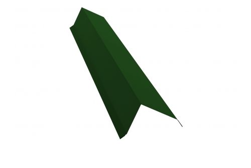 Планка торцевая 142х100 0,45 PE с пленкой RAL 6002 лиственно-зеленый | Металлобаза Волхонка