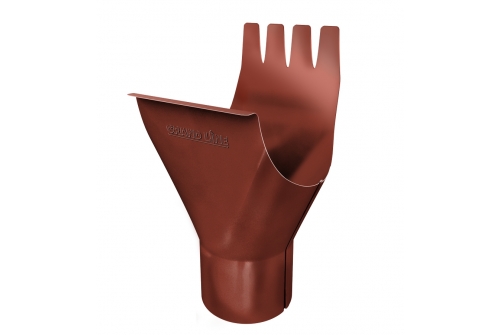 Воронка Grand Line 125/90 мм RAL 8004 терракота | Металлобаза Волхонка