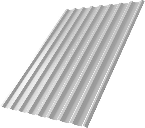 Профнастил С20R 0,45 Drap ТХ RAL 7047 телегрей 4 | Металлобаза Волхонка