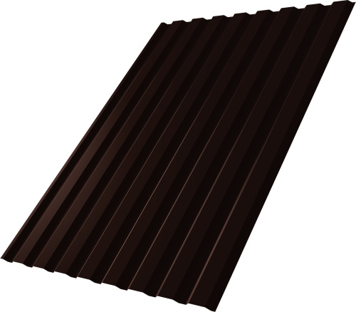 Профнастил С20A 0,5 PurPro RAL 8017 шоколад | Металлобаза Волхонка
