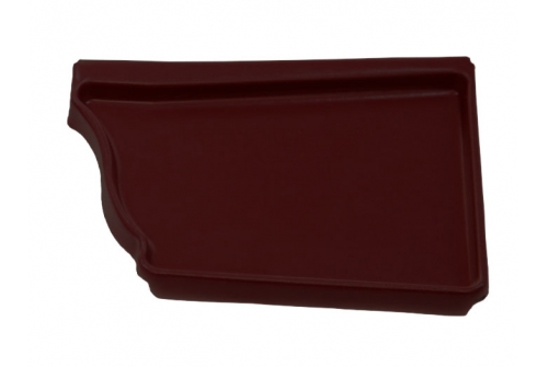 Заглушка правая Vortex Matt 127мм RAL 8017 | Металлобаза Волхонка