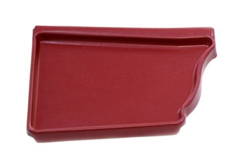 Заглушка левая Vortex 127мм RAL 3005 | Металлобаза Волхонка