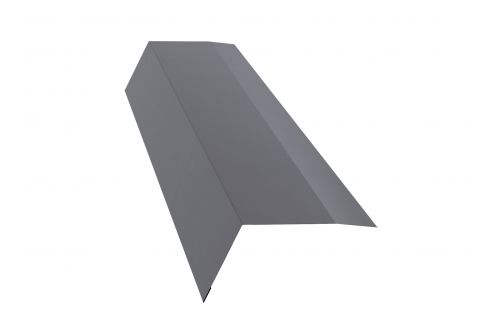 Планка карнизная 100х65 0,5 Satin с пленкой RAL 7004 сигнальный серый | Металлобаза Волхонка