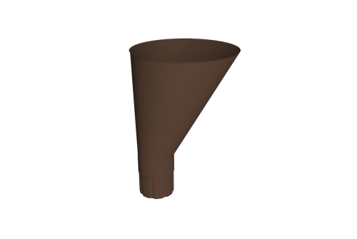 Воронка водосборная Vortex Project 146мм RAL 8017 шоколад | Металлобаза Волхонка